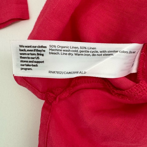 Eileen Fisher Capri Handkerchief Linen
Bateau Neck 3/4 Sleeve Top Size XS - Picture 5 of 9